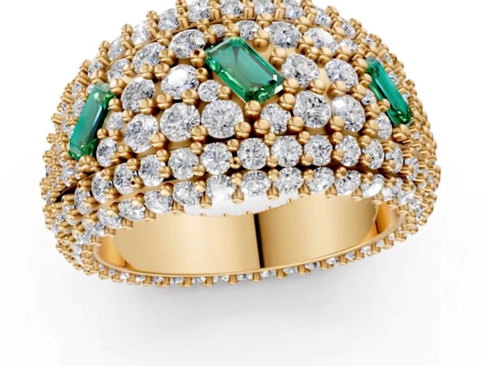 create realistic 3d jewelry animation video for your brand