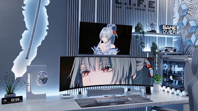 design your gaming room, streaming room, home office