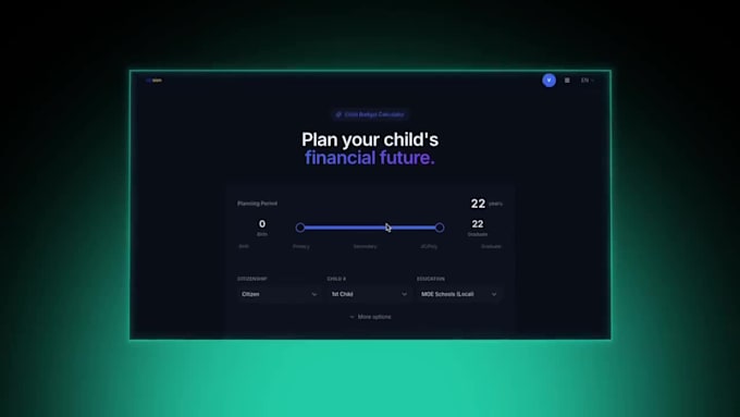 create fintech animation app onboarding demo video product animation