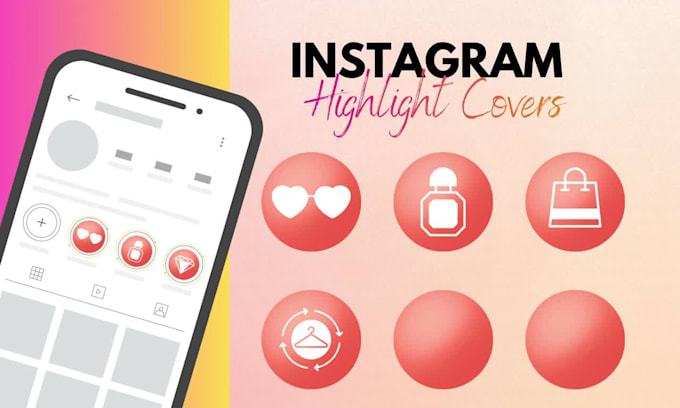 design modern instagram highlight icons
