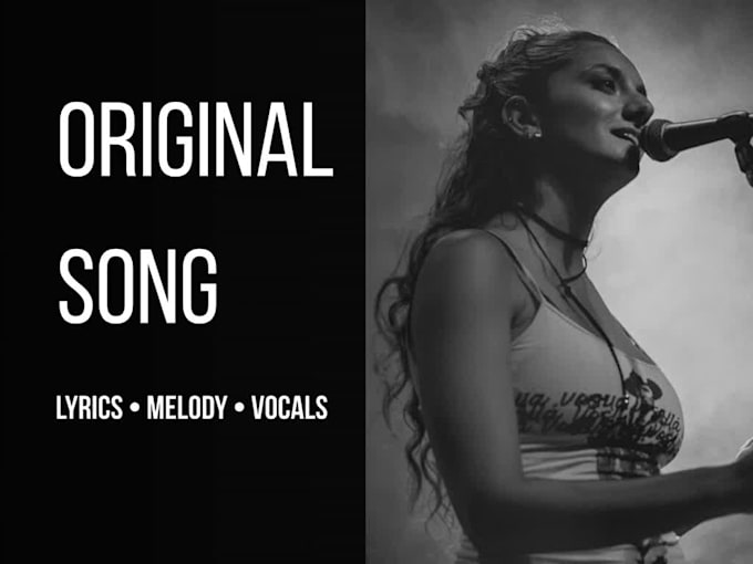write a topline melody and lyrics for your song