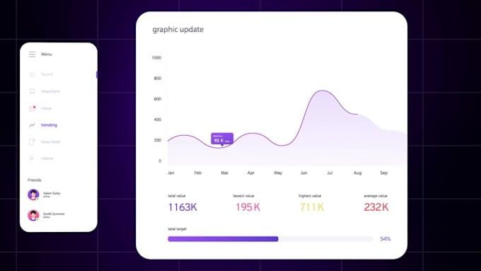 create animated saas explainer video and ui ux app promo