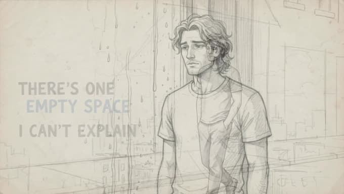 create a stunning custom animated hand drawn lyrics video