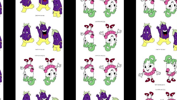 make character illustrations for children