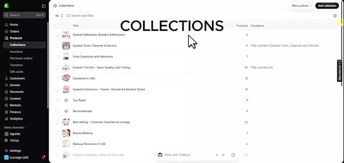 upload shopify products and optimize product listings