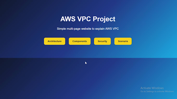 design and deploy secure AWS vpc with ec2 web server