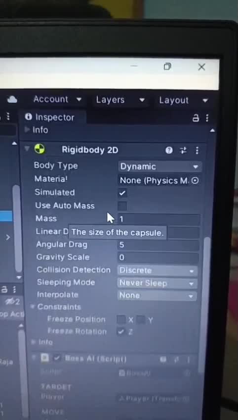 fix unity console error