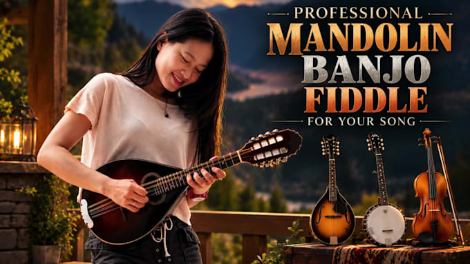 record mandolin banjo and fiddle for your song