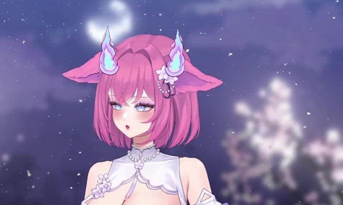 design and rig live2d vtuber model 2d vtuber model vtuber commission 2d anime