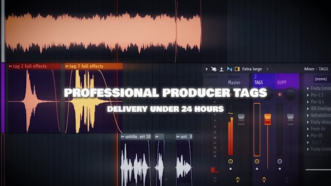 make a professional male producer tag in under 24 hours