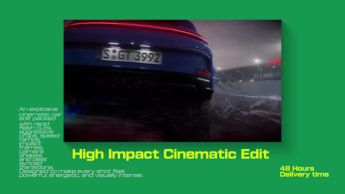 professionally edit your car videos