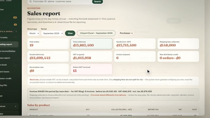 build a custom order and inventory management web app