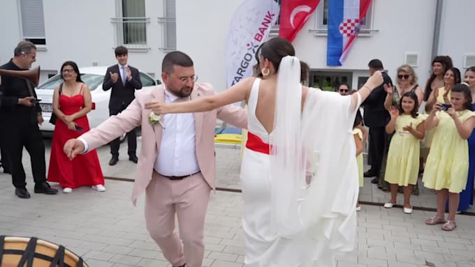 do cinematic wedding video editing