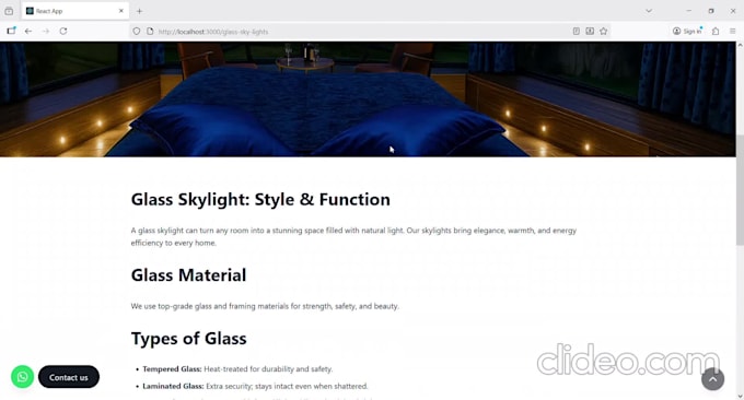 create responsive web apps projects using react, node mern stack