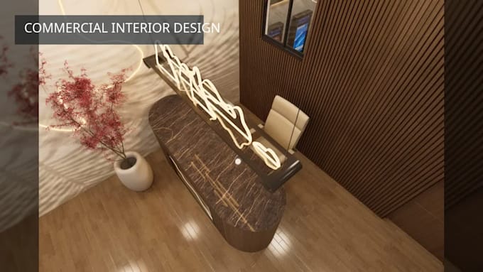 create sketchup 3d model commercial interior and exterior