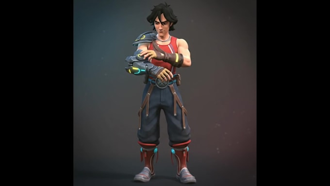 3d stylized character 3d model 3d character modeling for unity unreal engine
