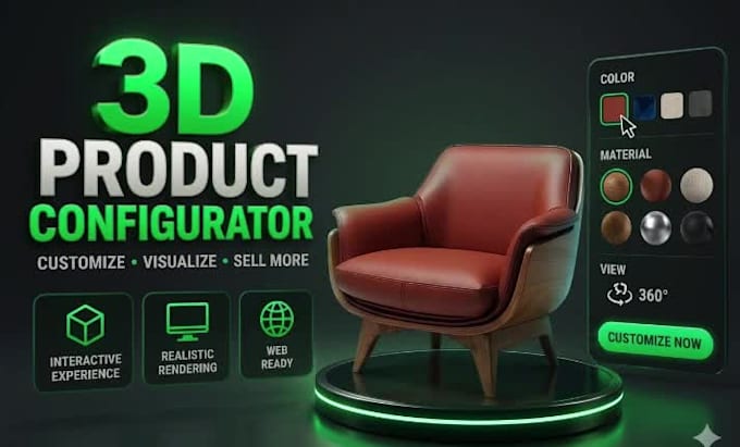 build a 3d product configurator and interactive product viewer using threejs