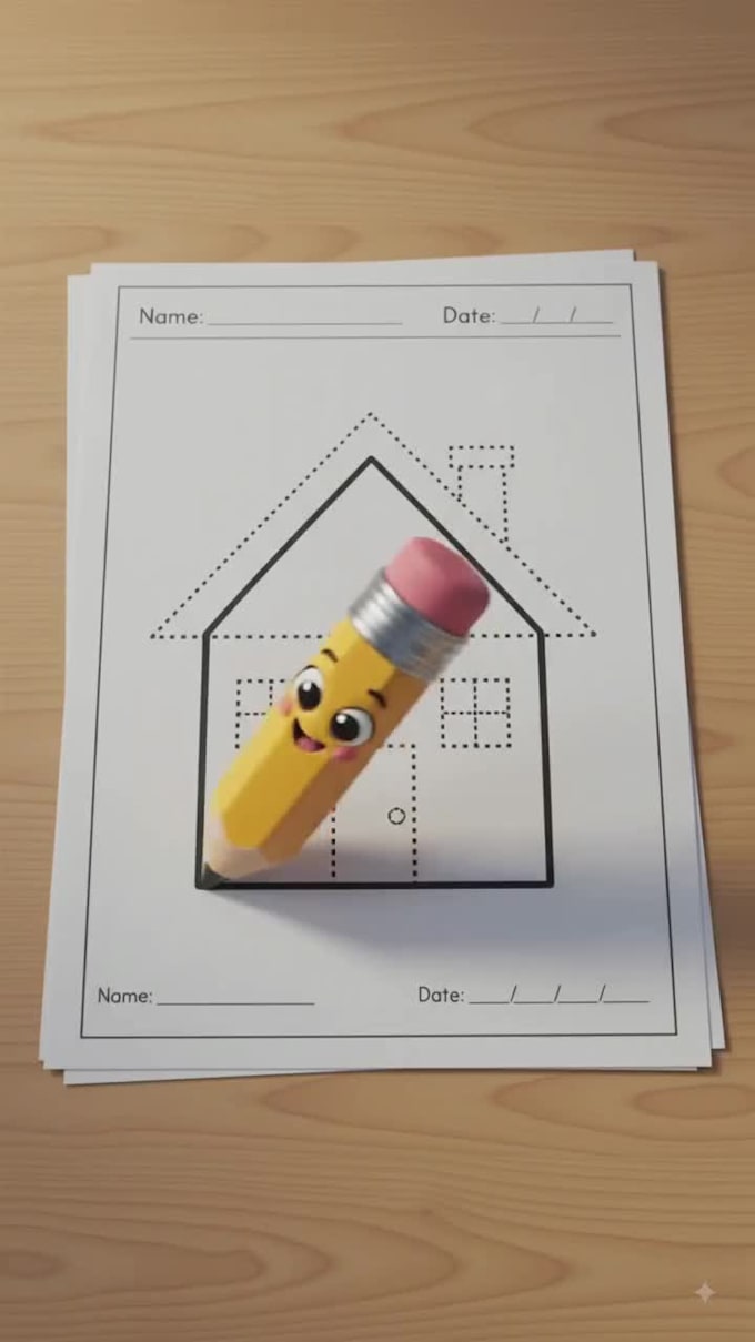 create an alphabet tracing book for kids