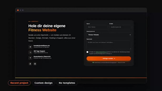build and host your complete business website with domain