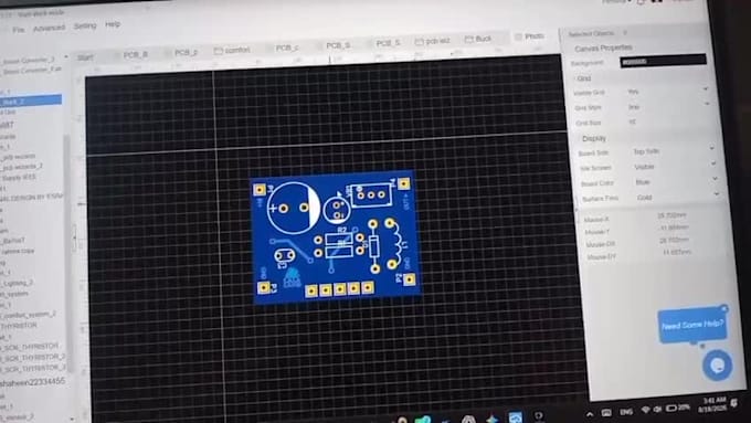 design a professional pcb in easyeda