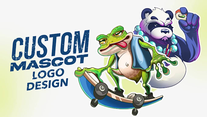 design a bold custom mascot logo for your brand