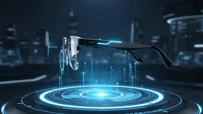 create 3d hologram fan animations for product advertising