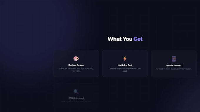 make you a 3d, interactive premium website