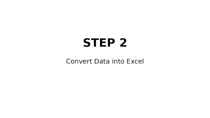 do PDF to excel conversion
