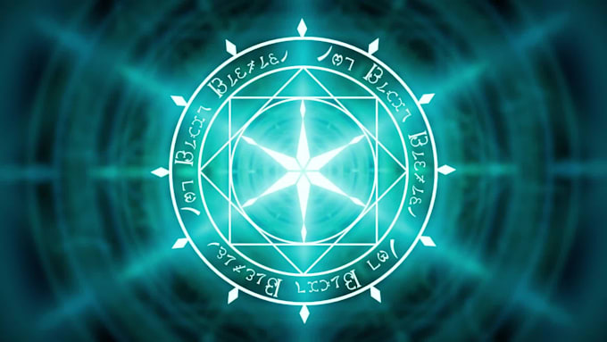 create a custom magic circle backgrounds for your stream