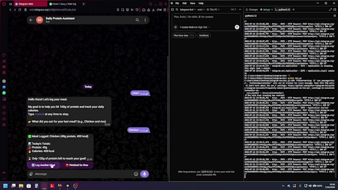 build a custom interactive telegram bot in python