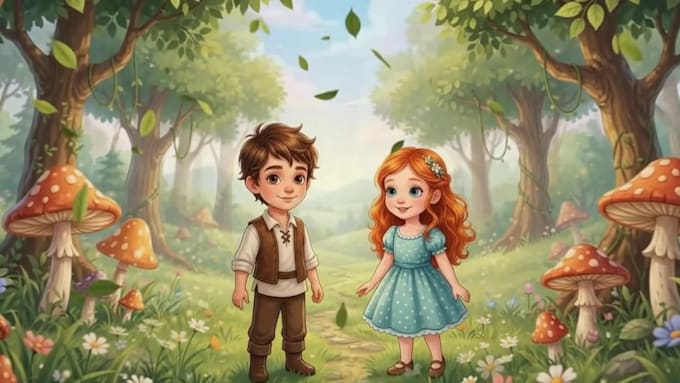 animation video and children book illustration