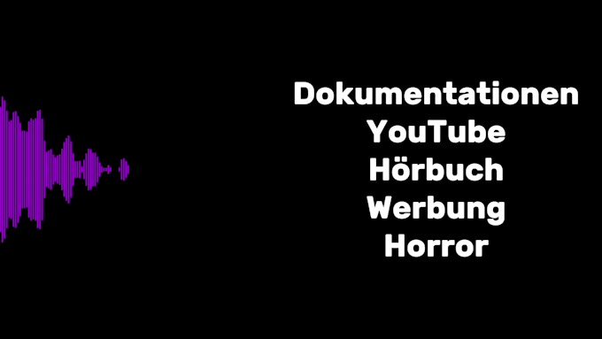 record a professional german male voice over