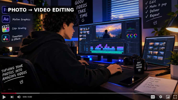 edit photos to videos or add effects to pictures
