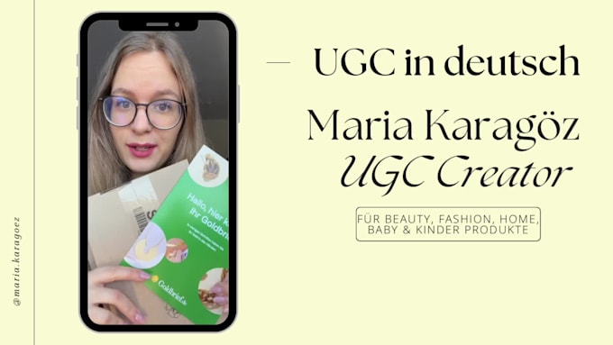create high converting german ugc videos for your brand