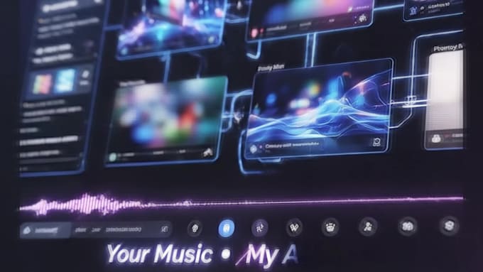able to make song videos by using ai