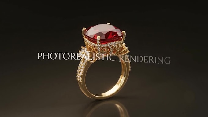 create 3d jewelry designs and do rendering