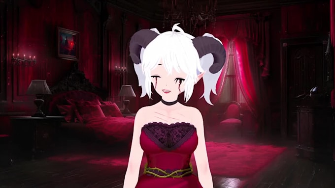 live2d vtuber, anime design live2d vtuber model, and vtuber rigging avatar