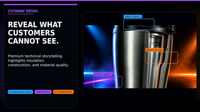create professional 3d product animation video for ads and ecommerce