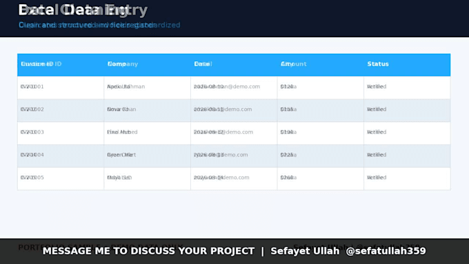 do accurate excel data entry, copy paste and data cleaning