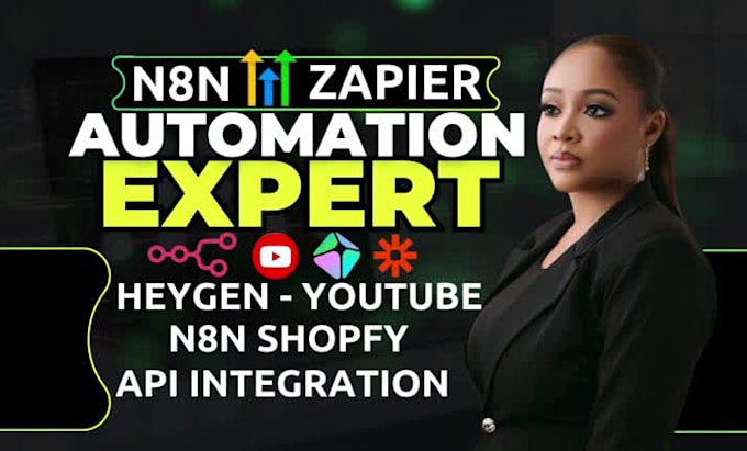 n8n youtube automation n8n ai agent heygen n8n ai receptionist zapier automation
