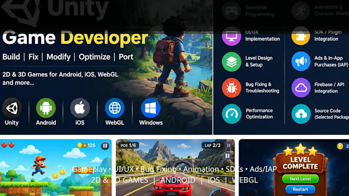 professional unity game developer