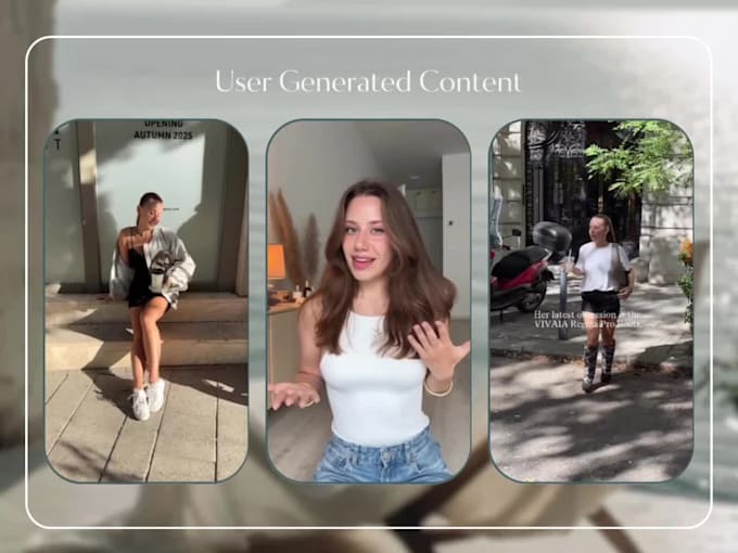 ugc video beauty and fashion for your instagram and tiktok