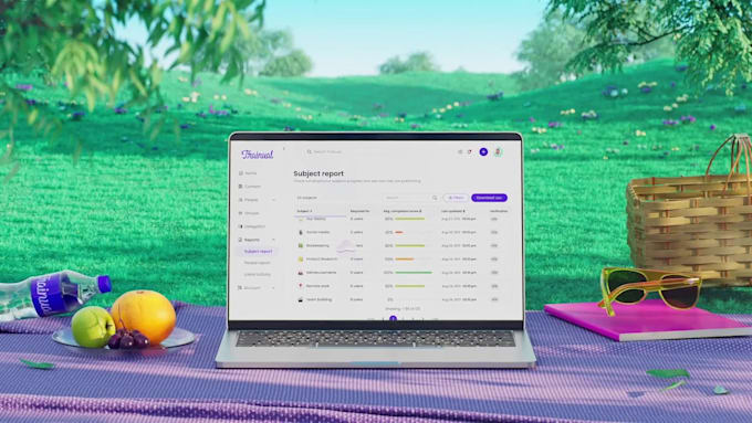 saas demo software explainer video animated product UI mobile web app demo video