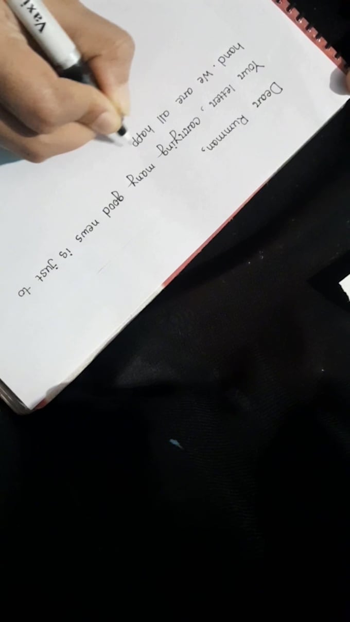 do beautiful handwriting, copy writing