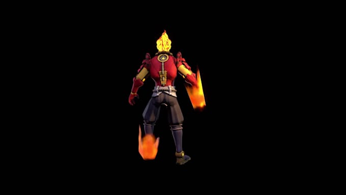create a 3d character model