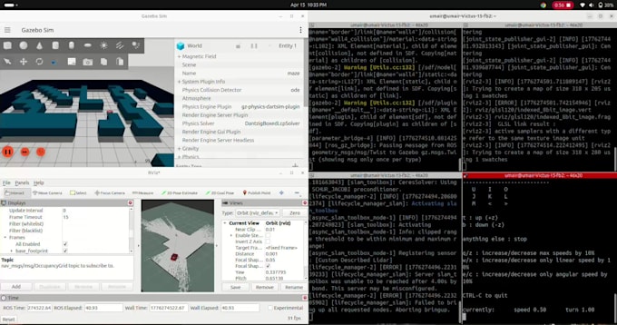 configure ros2 nav2 navigation and slam for mobile robots