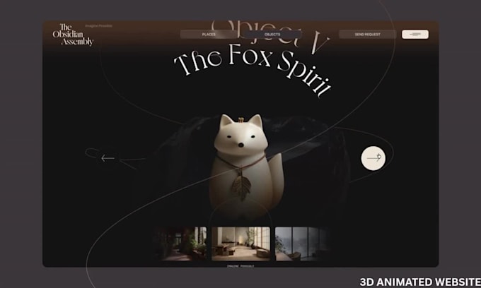 3d interactive webflow website 3d animated website webflow threejs gsap webgl
