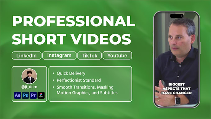 create professional short form content
