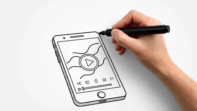 create whiteboard explainer animation video kling veo3 explainer e learning