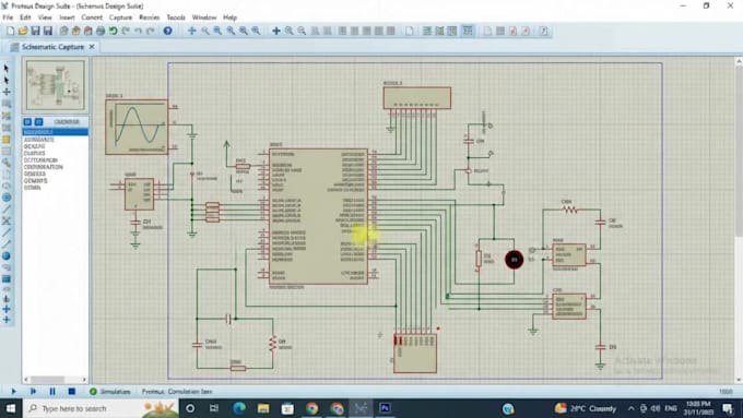 simulate circuits and design custom pcbs in proteus